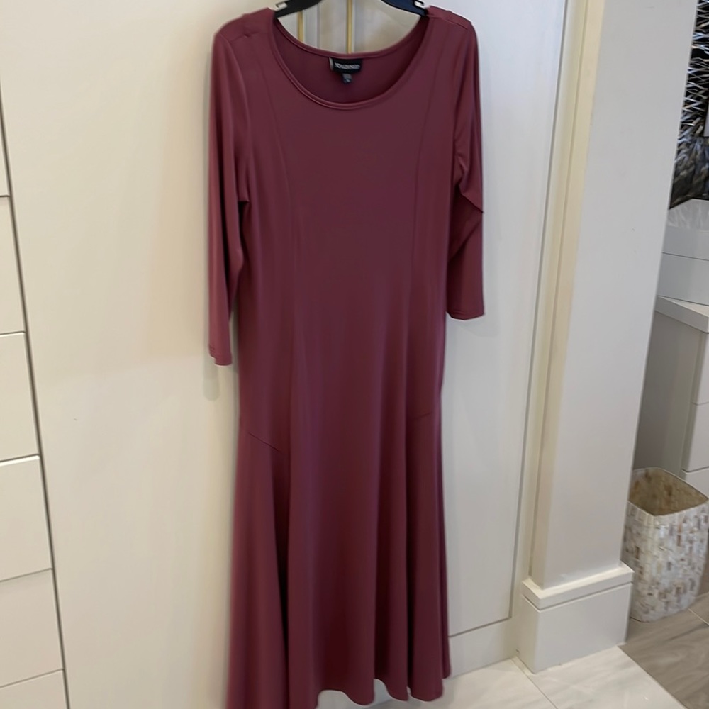 Nina Leonard Jersey Dress maxi length